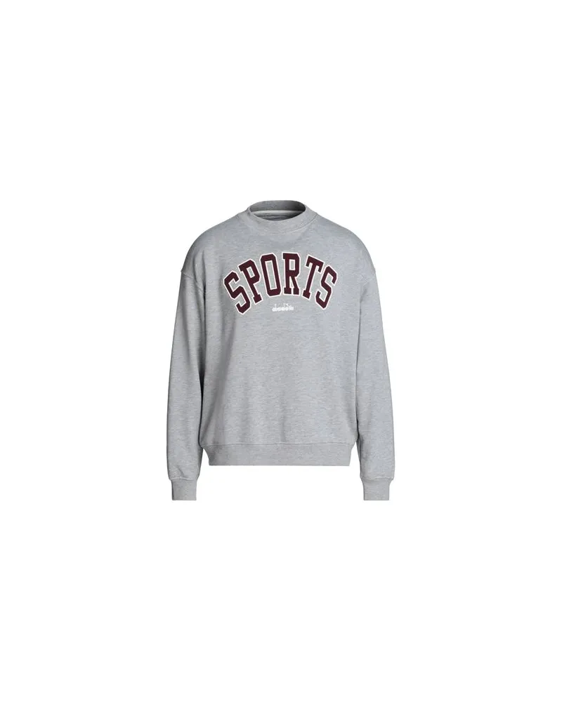 Diadora SWEATSHIRT CREW LEGACY  - SWEATSHIRT CREW LEGACY - TOPS - Sweatshirtsauf YOOX.COM Grau