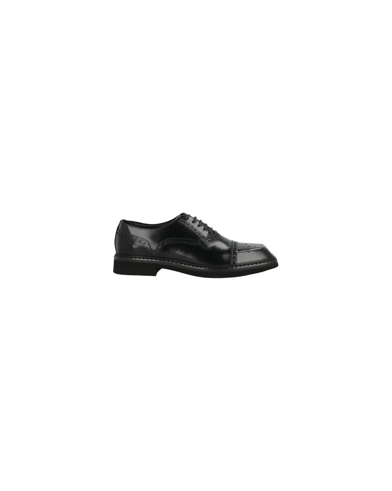 Dolce & Gabbana SCHUHE - Schnürschuheauf YOOX.COM Schwarz