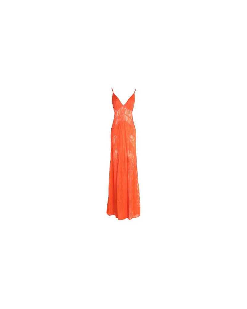Dion Lee KLEIDER - Maxi-Kleiderauf YOOX.COM Tomatenrot