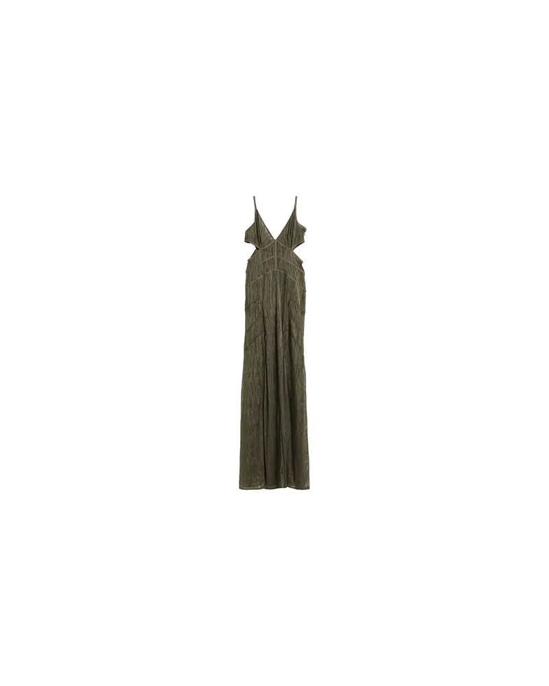 Dion Lee KLEIDER - Maxi-Kleiderauf YOOX.COM Militärgrün