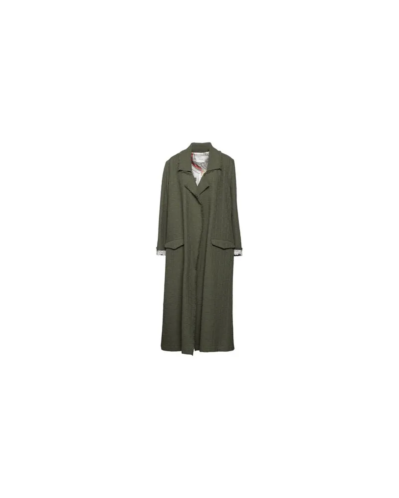 Anna Molinari JACKEN & MÄNTEL - Mäntelauf YOOX.COM Militärgrün