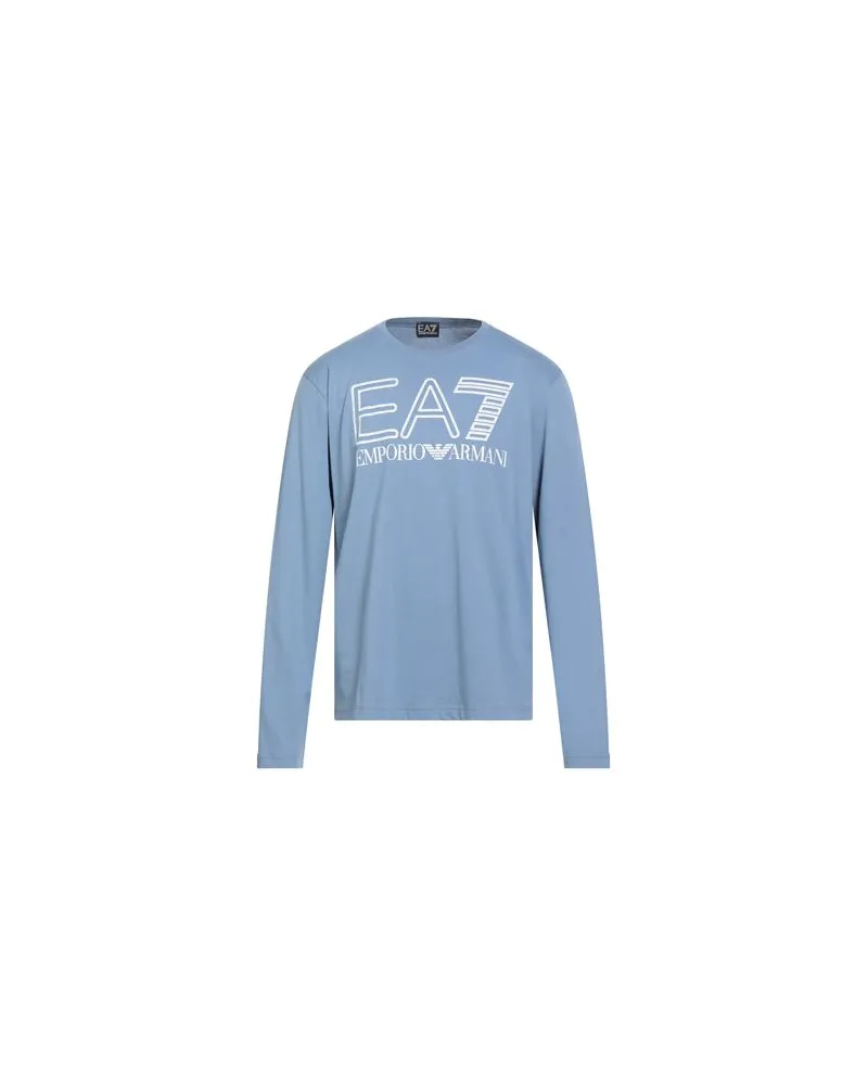 EA7 TOPS - T-shirtsauf YOOX.COM Hellblau