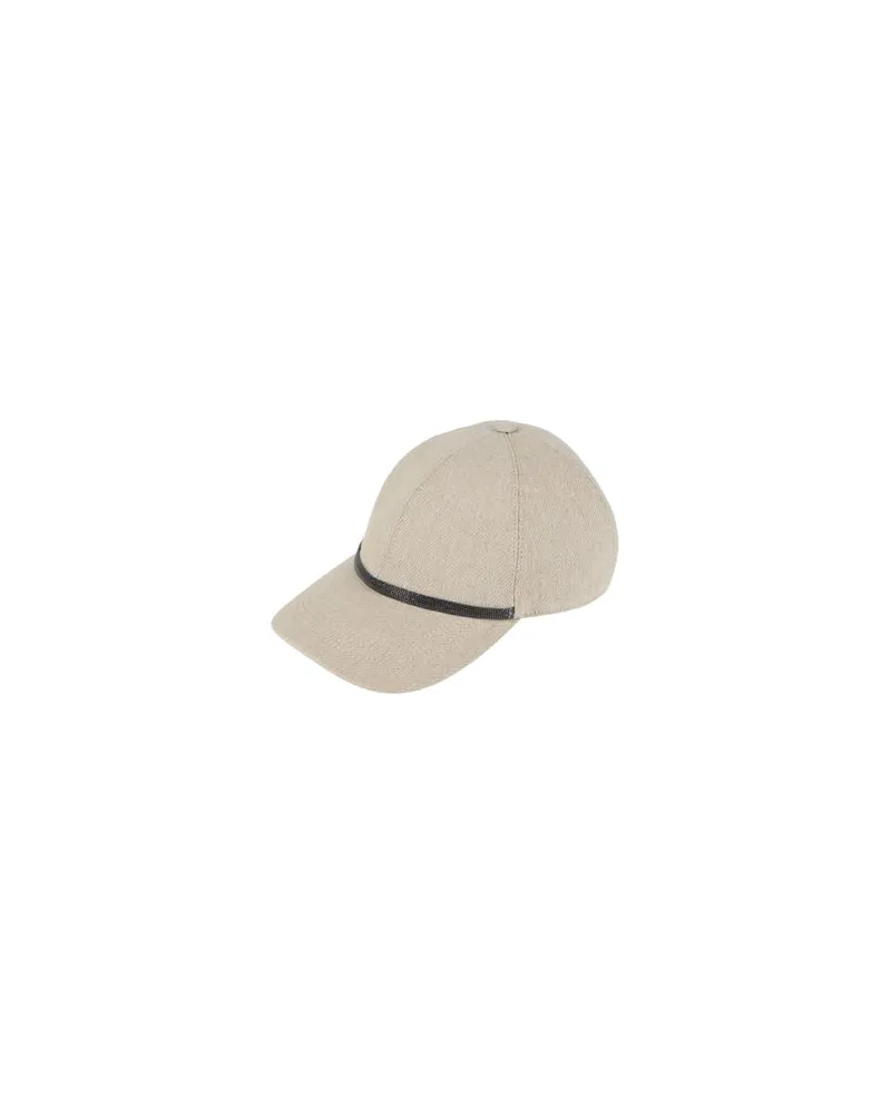 Brunello Cucinelli ACCESSOIRES - Mützen & Hüteauf YOOX.COM Sand
