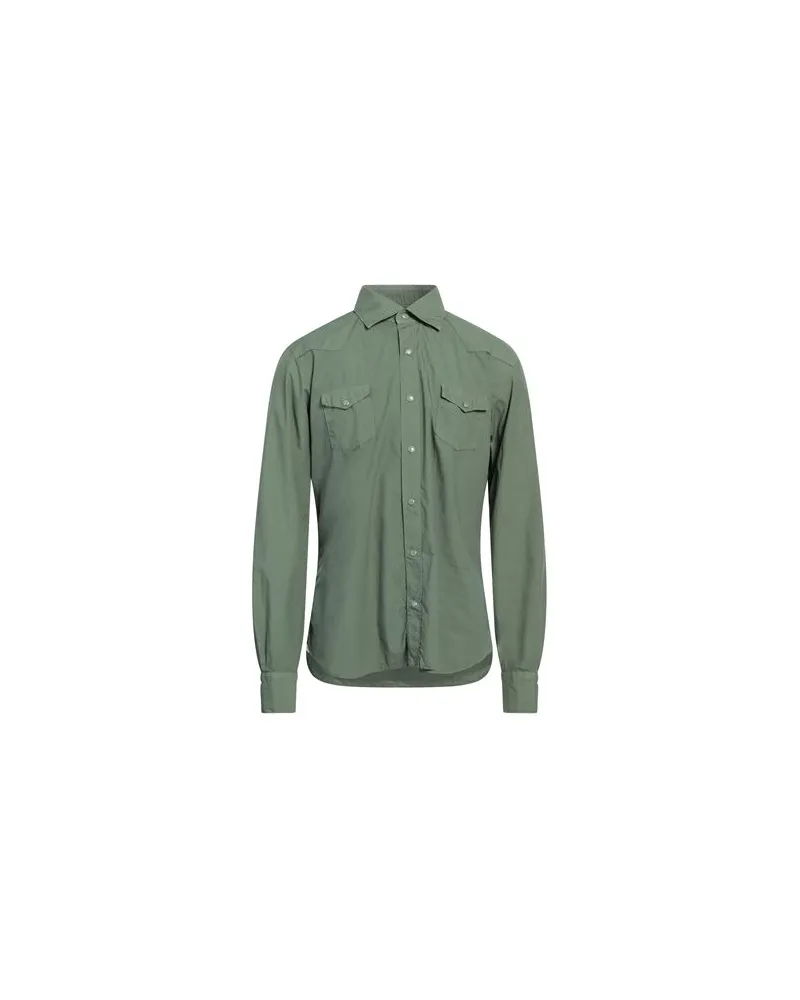 BARBA TOPS - Hemdenauf YOOX.COM Militärgrün