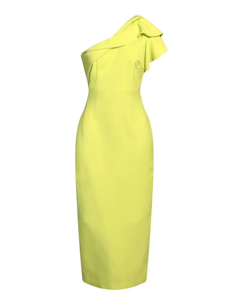 Roland Mouret Midi-Kleid Hellgrün