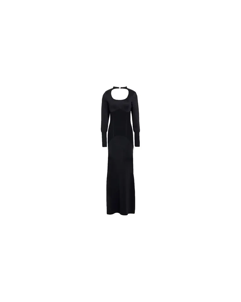 Lanvin KLEIDER - Maxi-Kleiderauf YOOX.COM Schwarz
