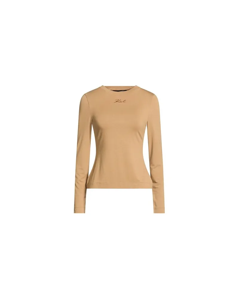 Karl Lagerfeld TOPS - T-shirtsauf YOOX.COM Sand