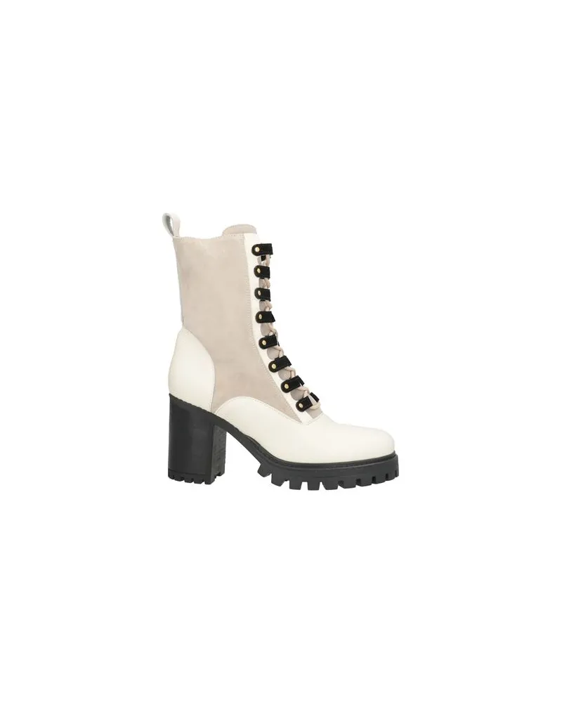 Pollini SCHUHE - Stiefelettenauf YOOX.COM Elfenbein