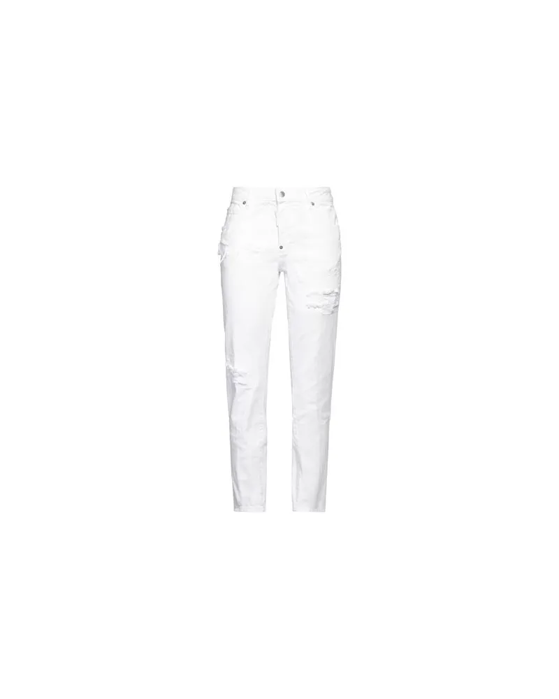 Dsquared2 HOSEN & RÖCKE - Jeanshosenauf YOOX.COM Weiß