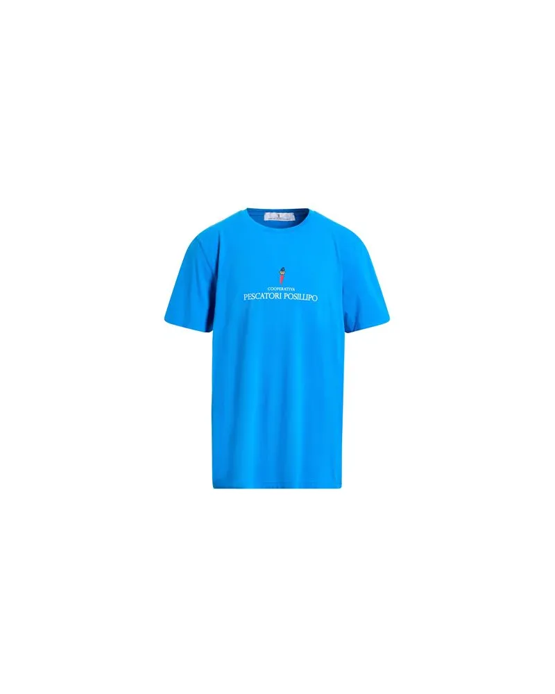 Cooperativa Pescatori Posillipo TOPS - T-shirtsauf YOOX.COM Azurblau