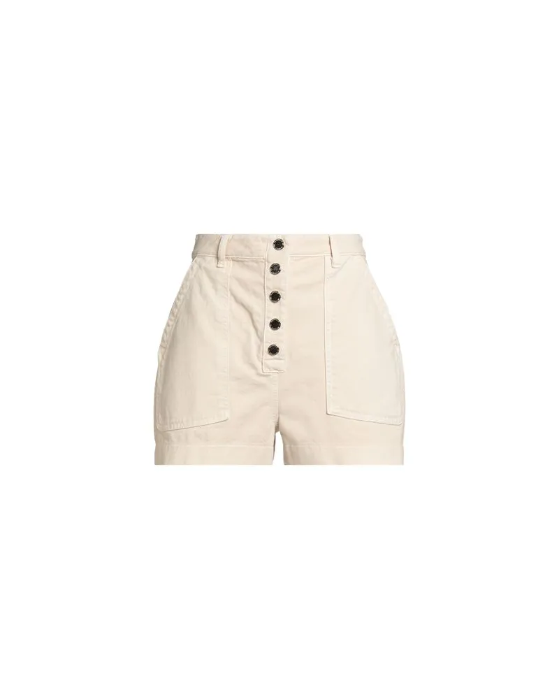Elisabetta Franchi HOSEN & RÖCKE - Jeansshortsauf YOOX.COM Beige