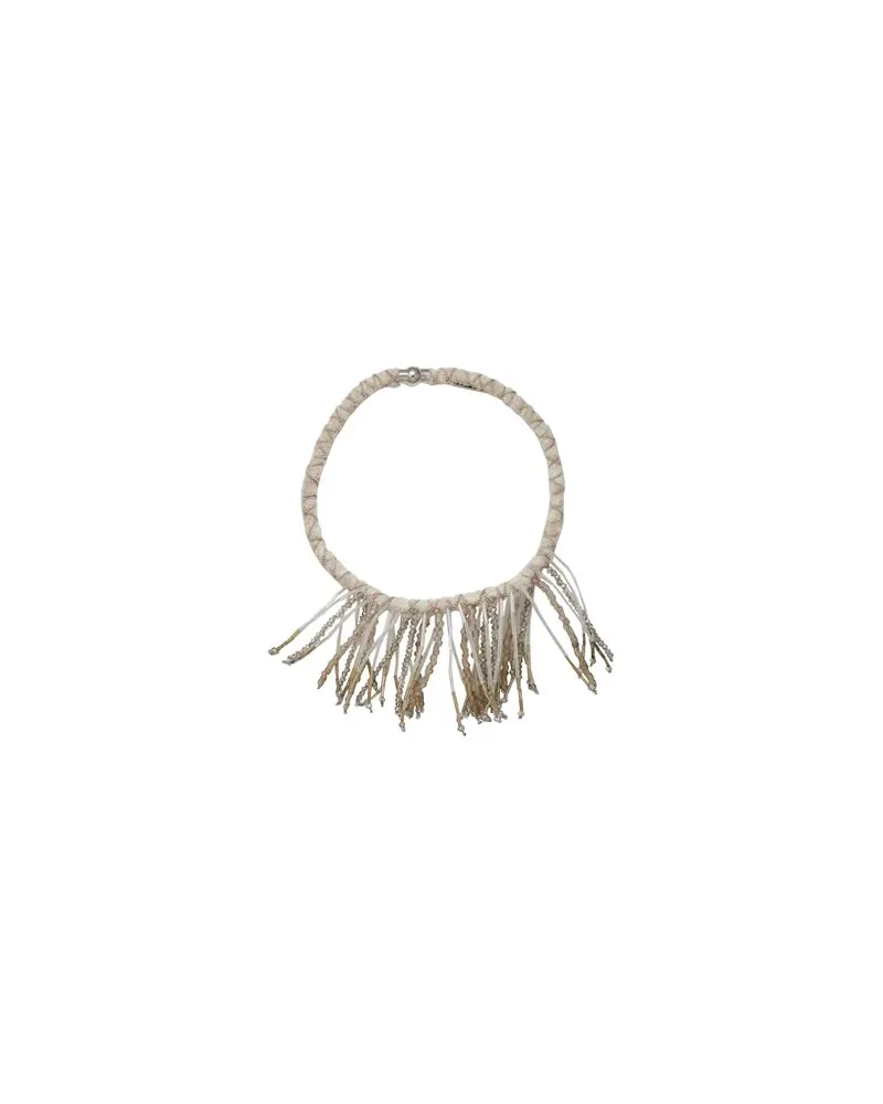 Fabiana Filippi SCHMUCK und UHREN - Halskettenauf YOOX.COM Cremeweiß