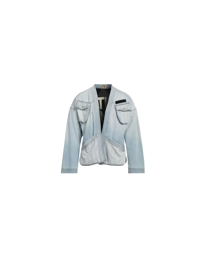 Free City JACKEN & MÄNTEL - Jeansjacken/Mäntelauf YOOX.COM Blau