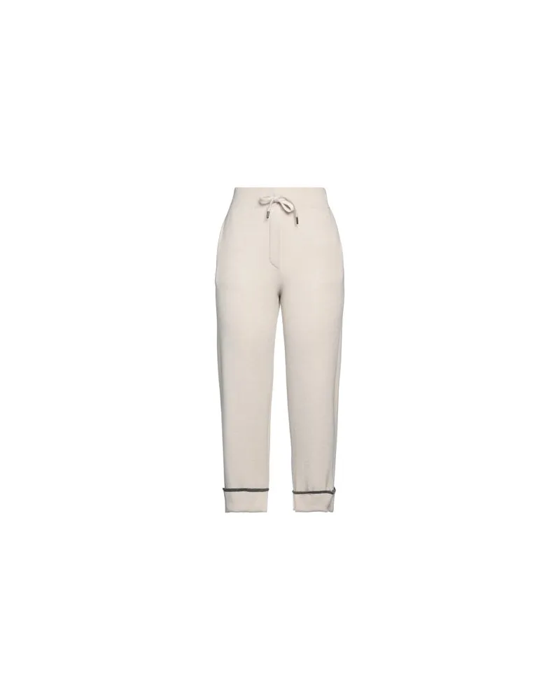 Brunello Cucinelli HOSEN & RÖCKE - Hosenauf YOOX.COM Elfenbein