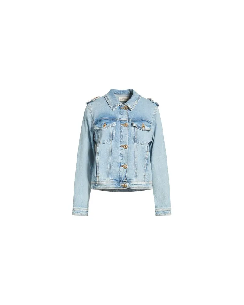 VICOLO JACKEN & MÄNTEL - Jeansjacken/Mäntelauf YOOX.COM Blau