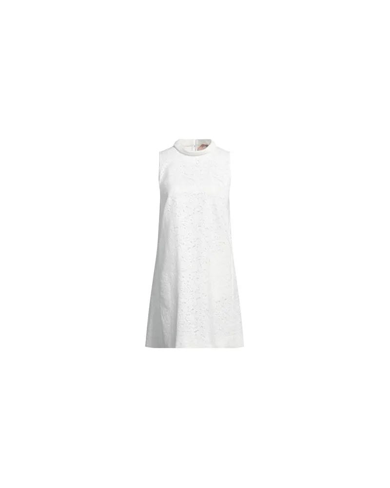 N° 21 KLEIDER - Mini-Kleiderauf YOOX.COM Weiß