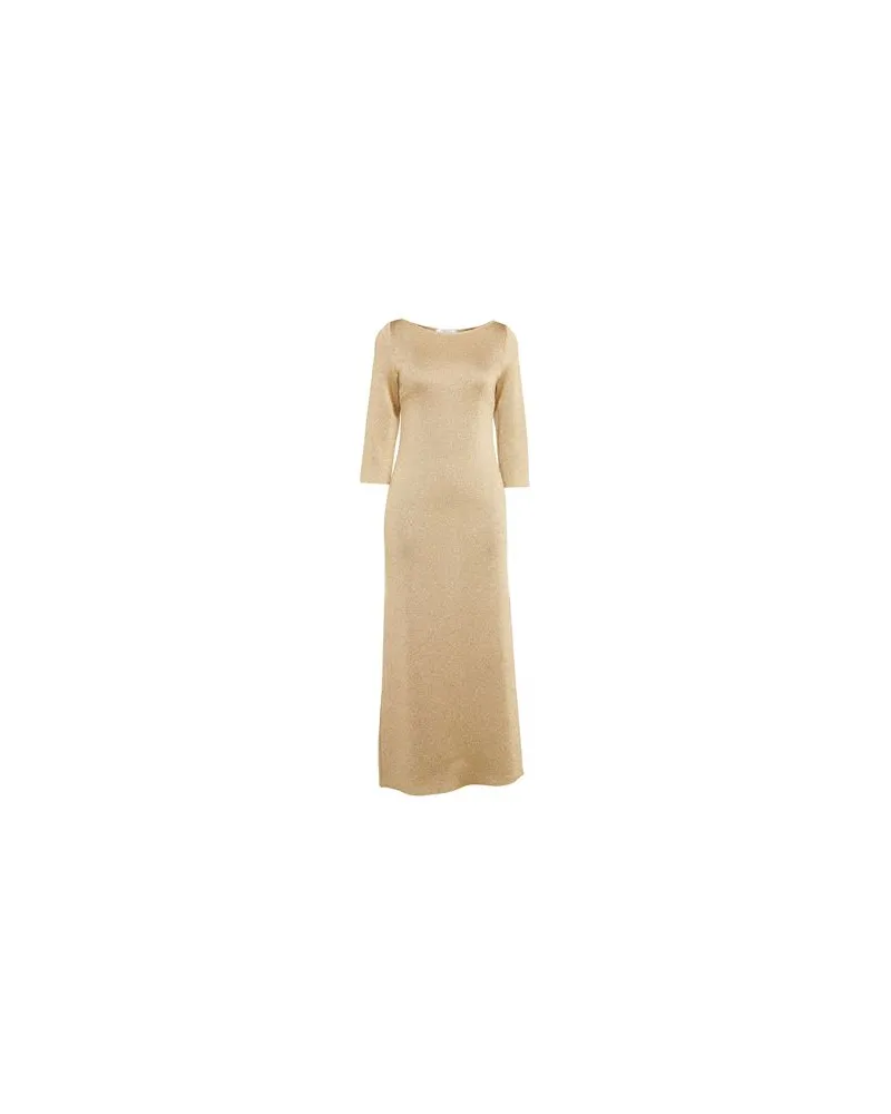 Charlott KLEIDER - Maxi-Kleiderauf YOOX.COM Gold