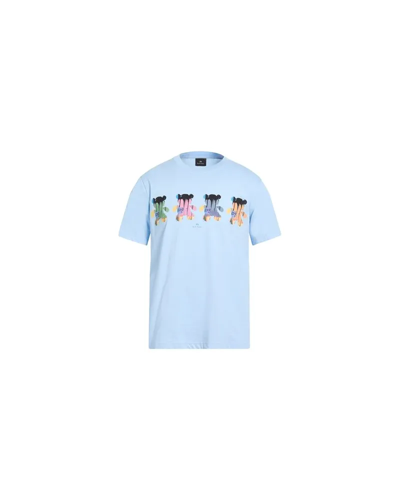 Paul Smith TOPS - T-shirtsauf YOOX.COM Himmelblau