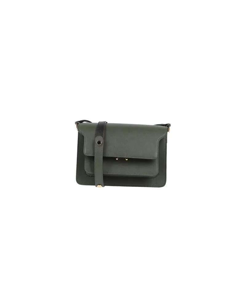 Marni TASCHEN - Umhängetascheauf YOOX.COM Dunkelgrün