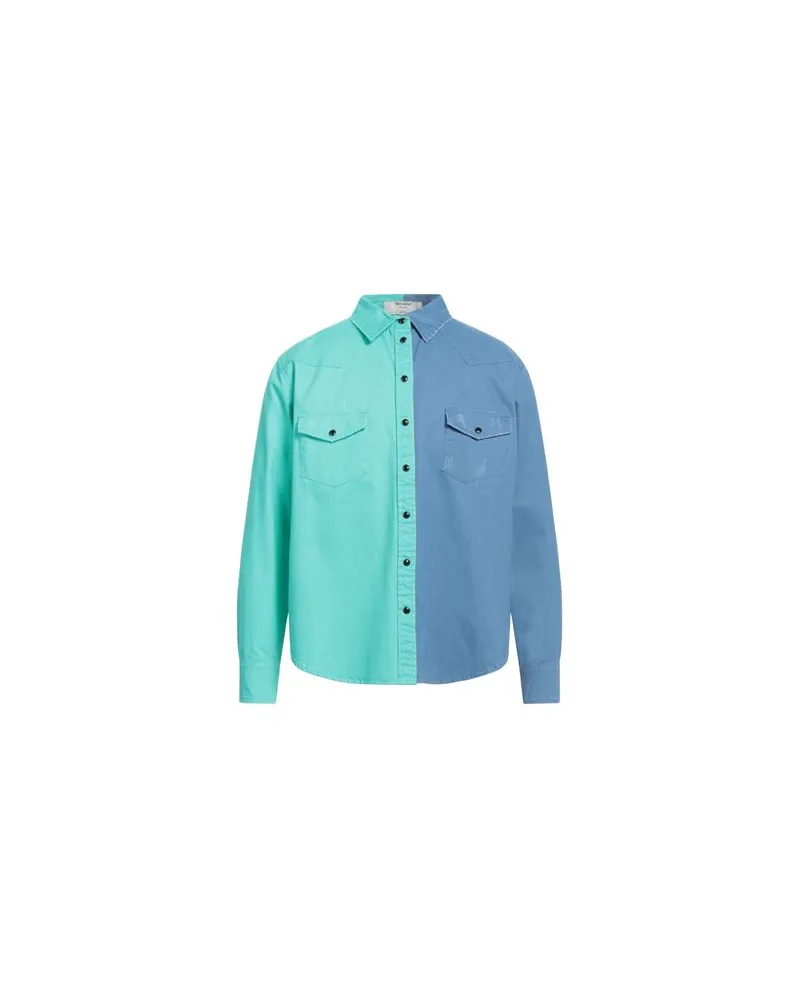 One Teaspoon TOPS - Hemdenauf YOOX.COM Blau
