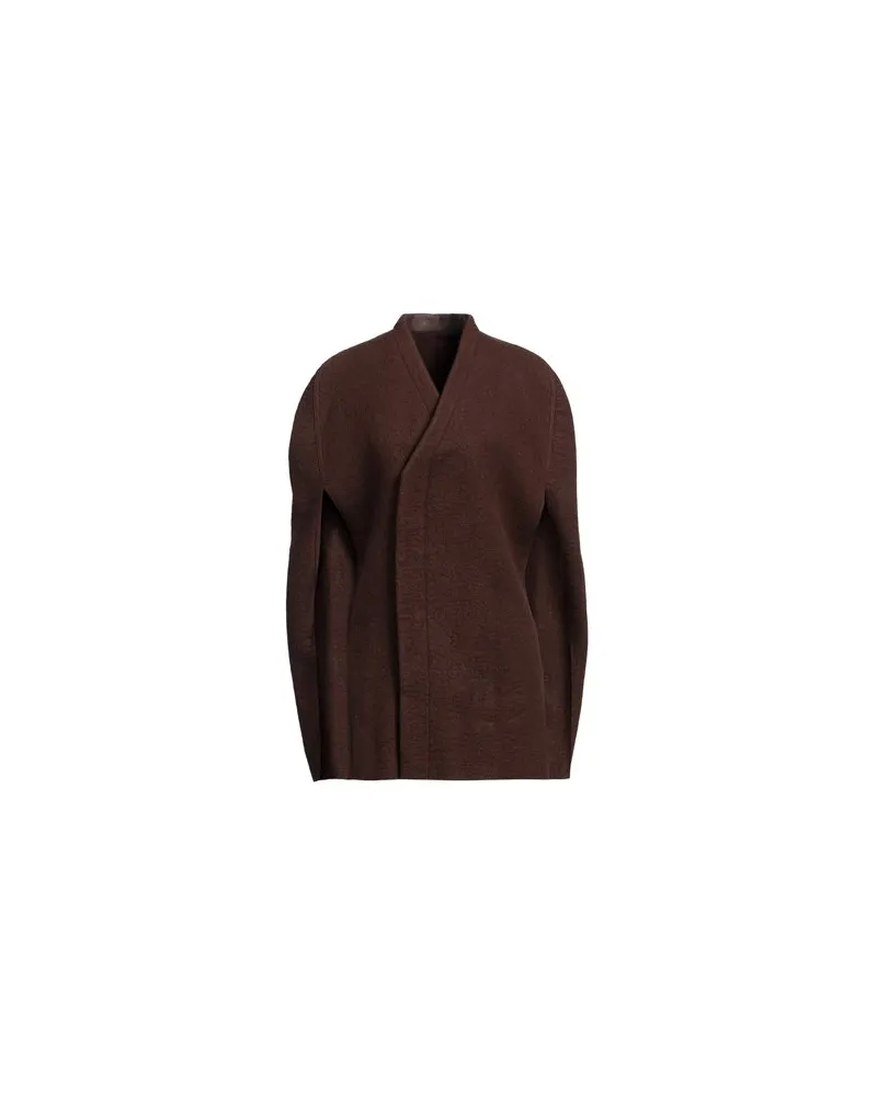 Rick Owens JACKEN & MÄNTEL - Capesauf YOOX.COM Schokobraun