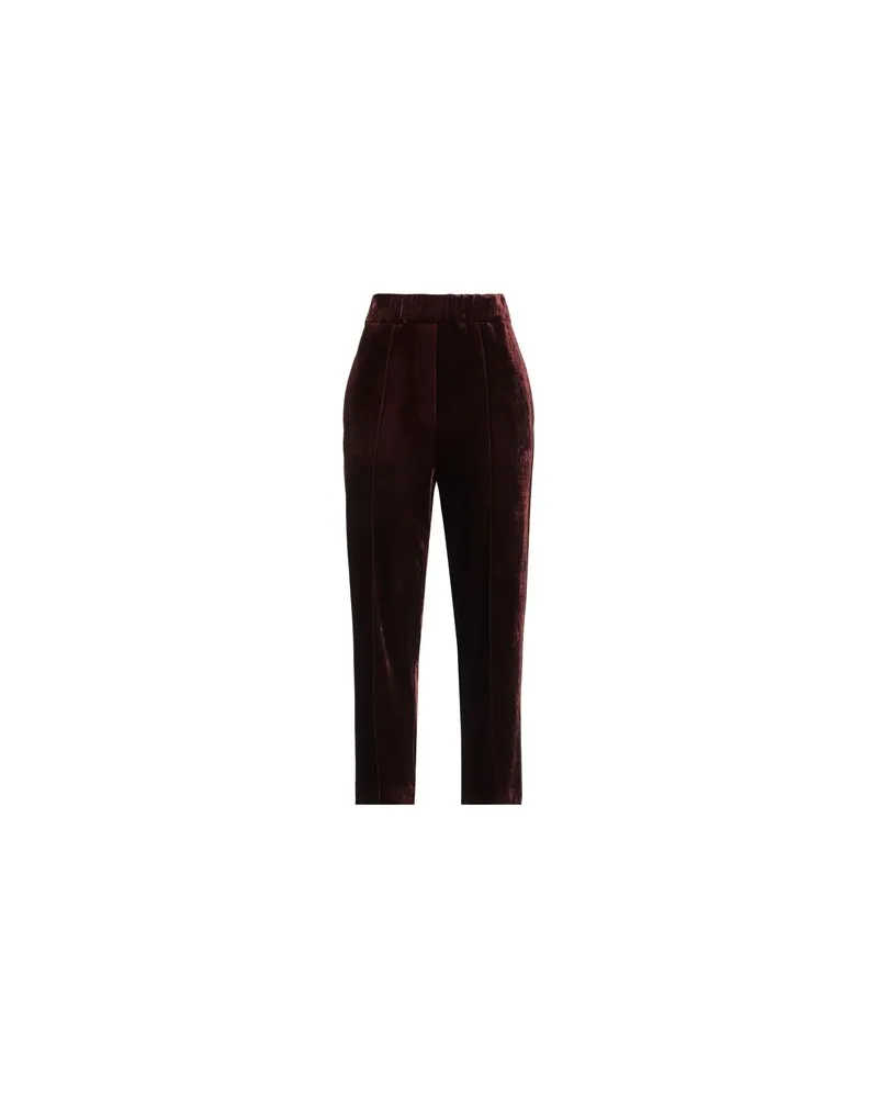 ALYSI CHOCOLAT - HOSEN & RÖCKE - Hosenauf YOOX.COM Braun
