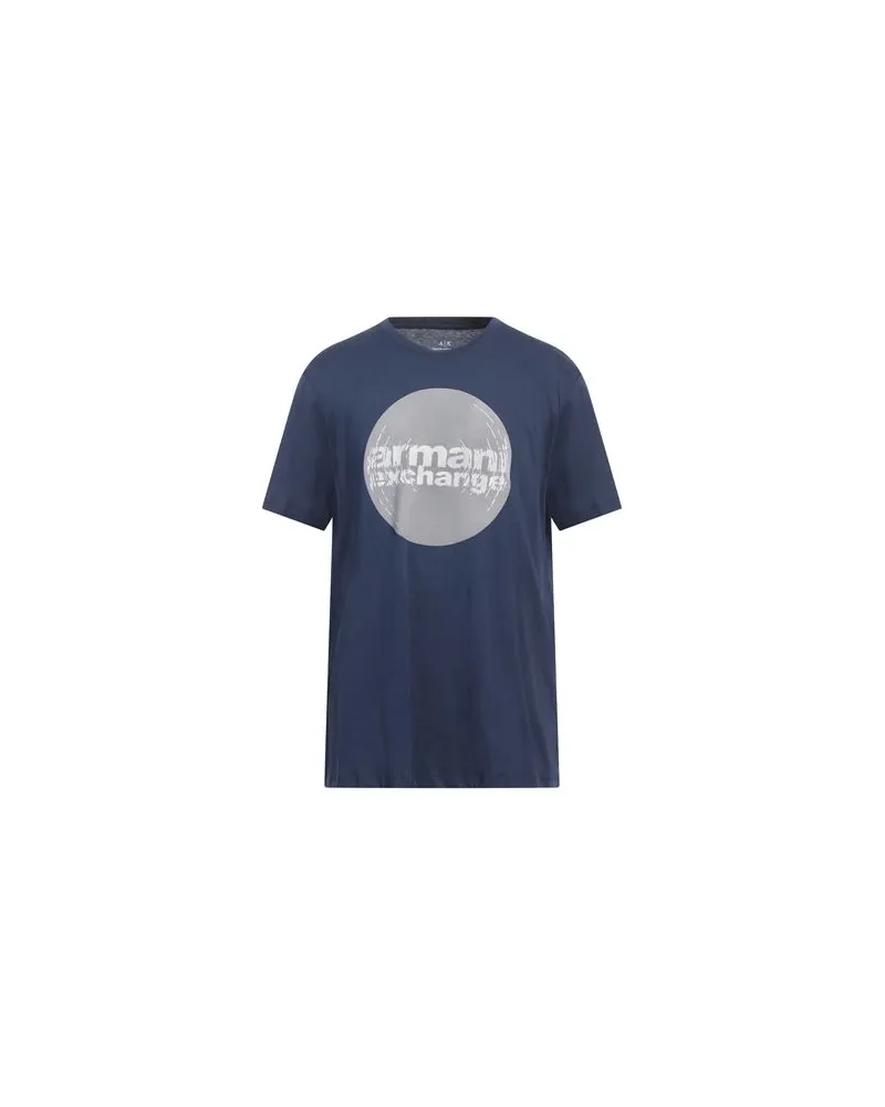 Armani Exchange TOPS - T-shirtsauf YOOX.COM Marineblau