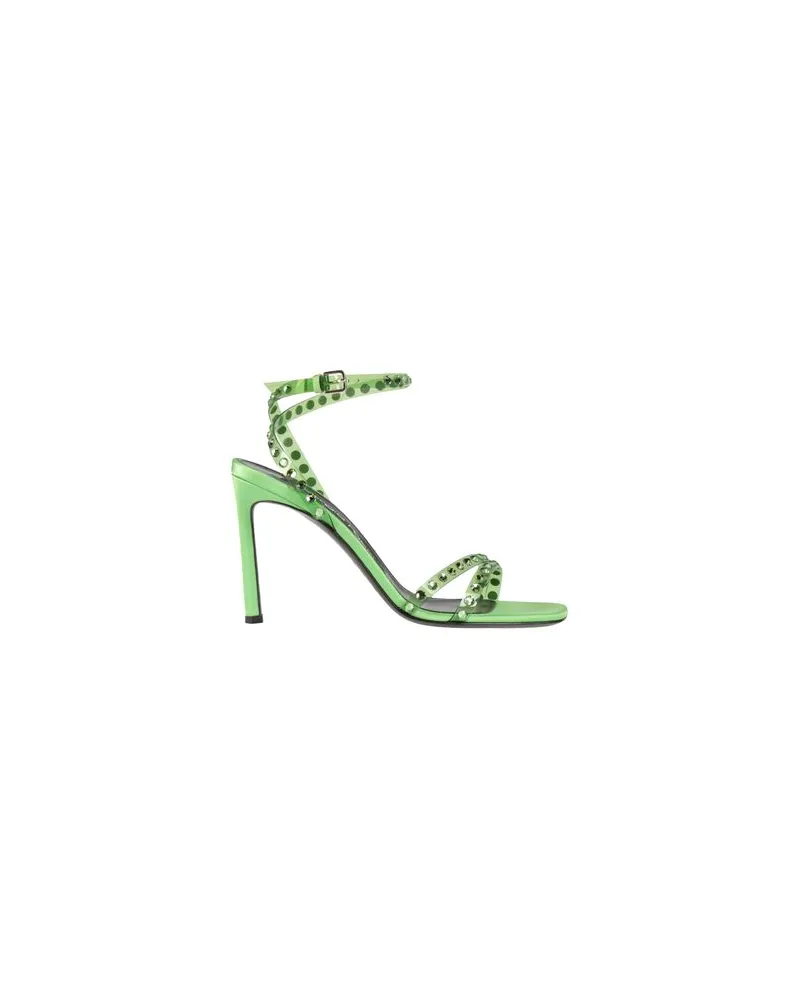 Sergio Rossi SCHUHE - Sandalenauf YOOX.COM Smaragdgrün