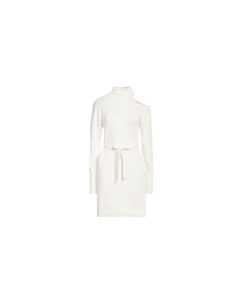 Suoli KLEIDER - Mini-Kleiderauf YOOX.COM Cremeweiß