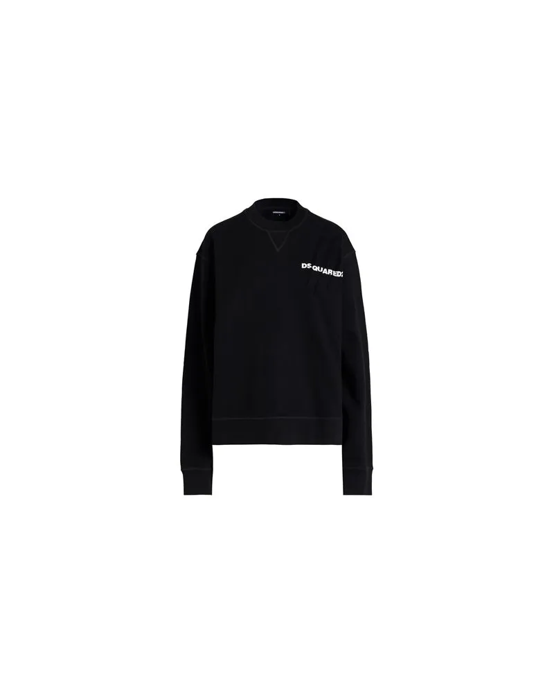 Dsquared2 TOPS - Sweatshirtsauf YOOX.COM Schwarz