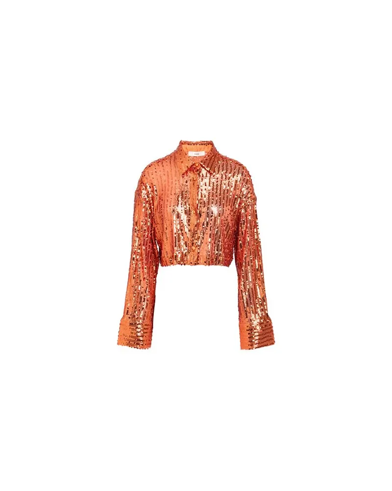 Suoli TOPS - Hemdenauf YOOX.COM Rostrot