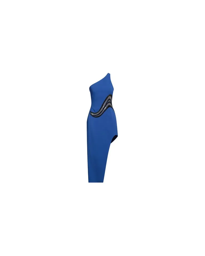 David Koma KLEIDER - Midi-Kleiderauf YOOX.COM Blau