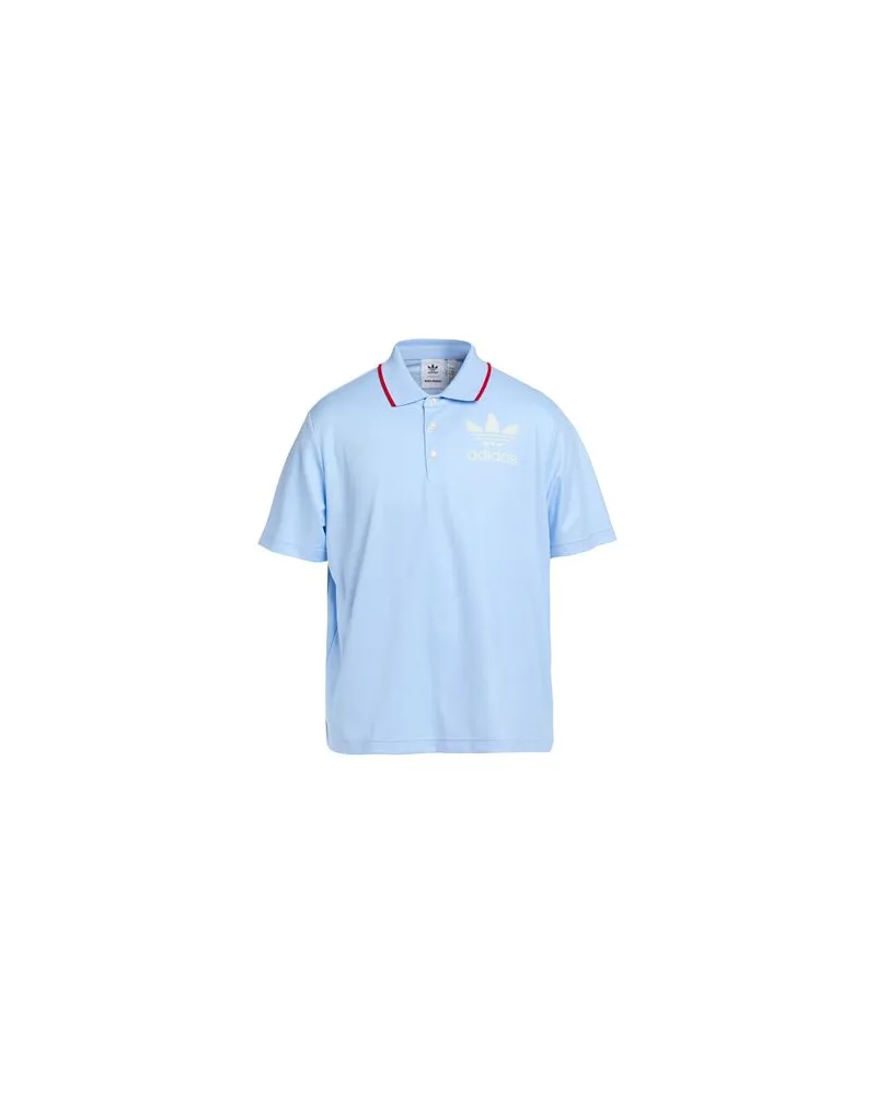 adidas TOPS - Poloshirtsauf YOOX.COM Himmelblau