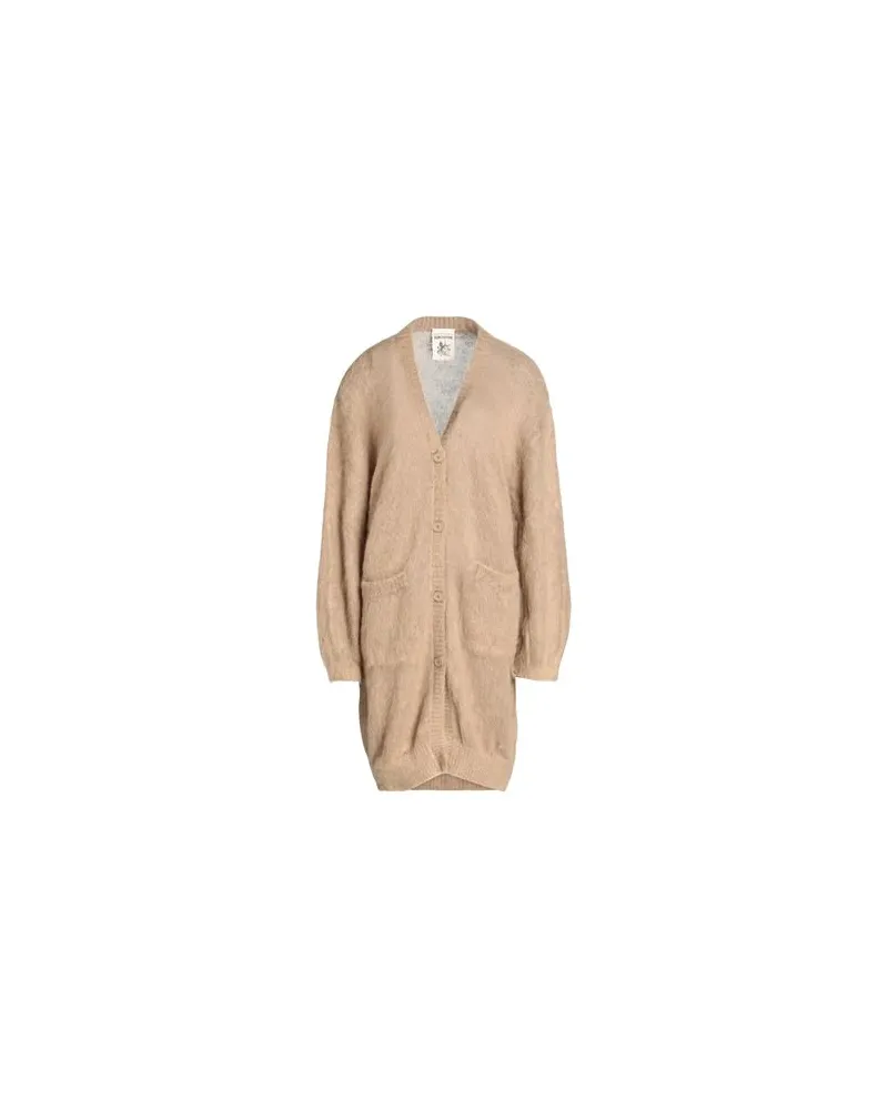 Semicouture STRICKWAREN - Strickjackenauf YOOX.COM Khaki