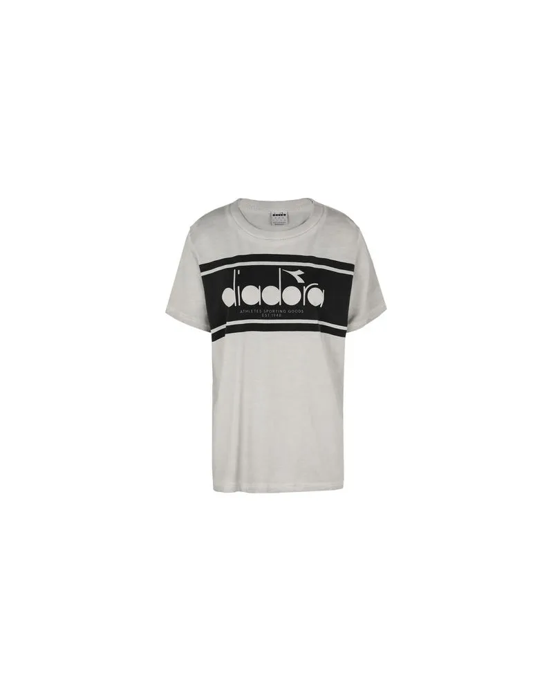 Diadora TOPS - T-shirtsauf YOOX.COM Hellgrau