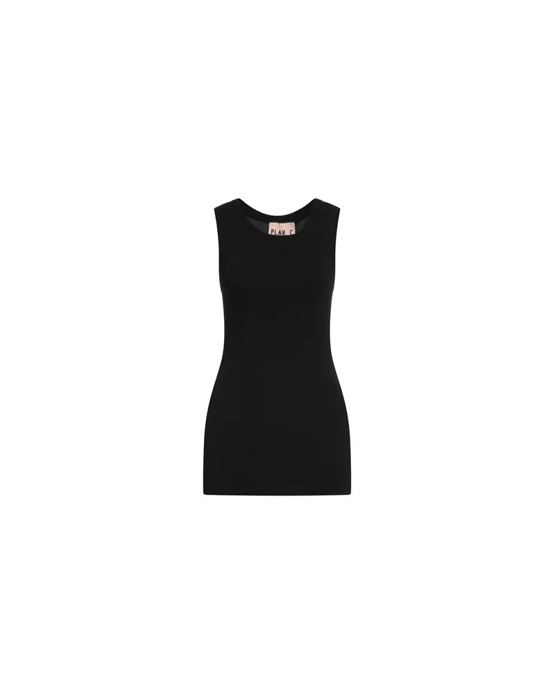 PLAN C TOPS - Topsauf YOOX.COM Schwarz