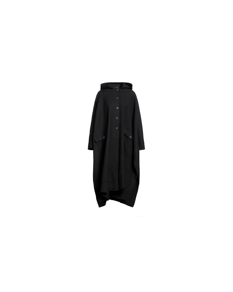 Isabel Benenato JACKEN & MÄNTEL - Capesauf YOOX.COM Schwarz