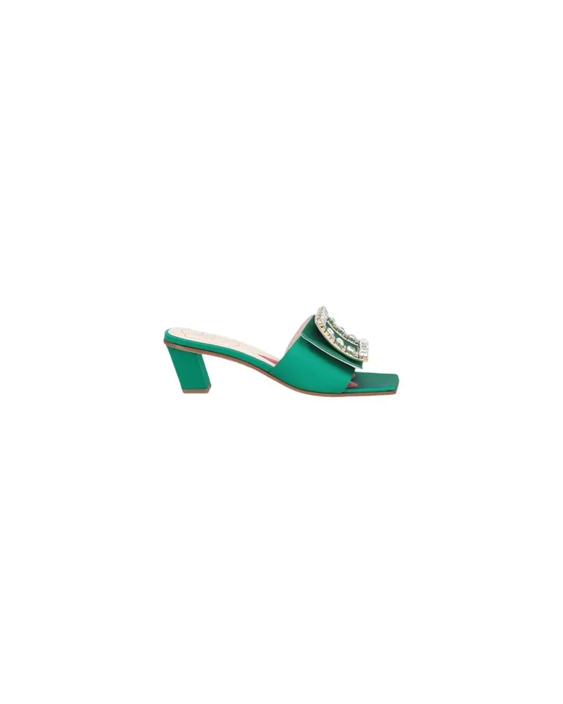 Roger Vivier SCHUHE - Sandalenauf YOOX.COM Smaragdgrün