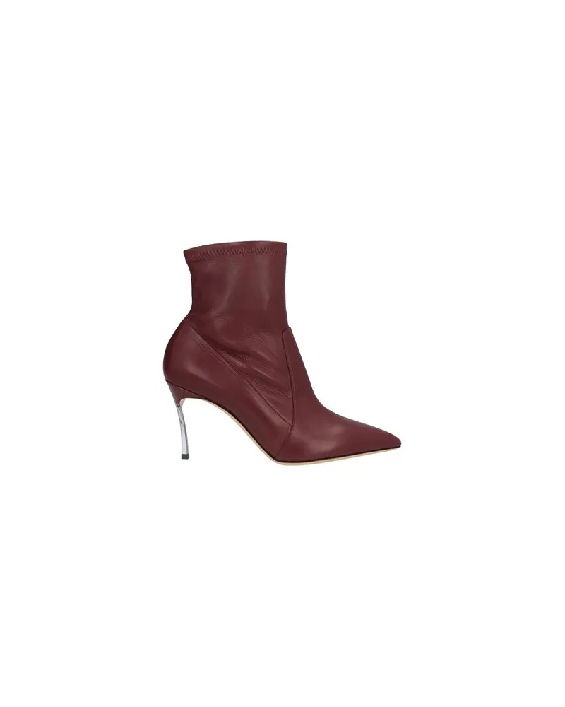 Casadei SCHUHE - Stiefelettenauf YOOX.COM Bordeaux