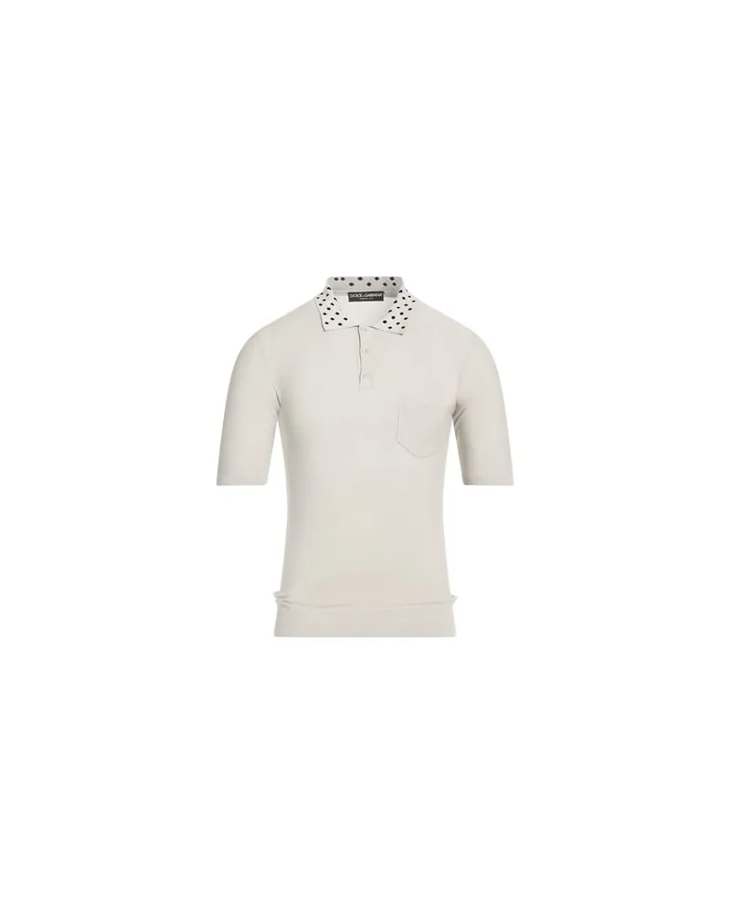 Dolce & Gabbana TOPS - Poloshirtsauf YOOX.COM Hellgrau