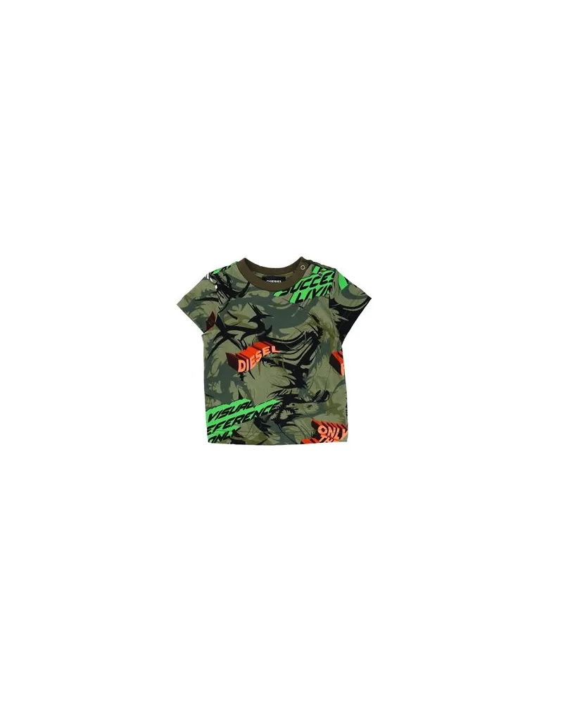 Diesel TOPS - T-shirtsauf YOOX.COM Militärgrün