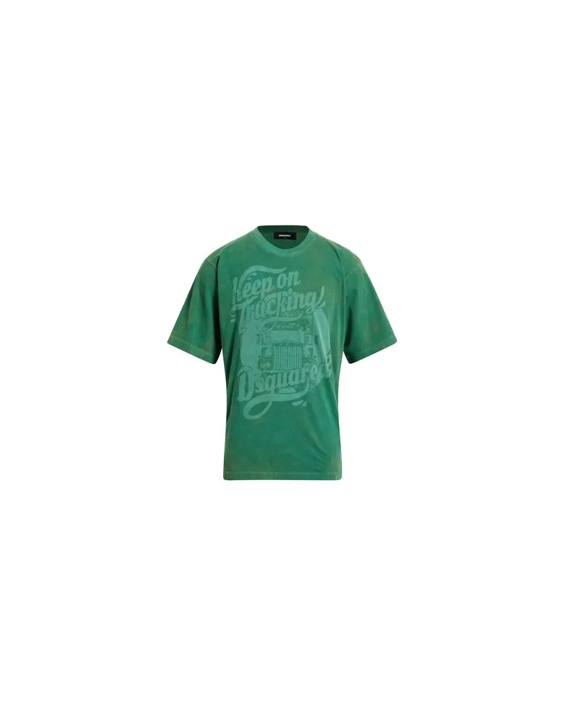 Dsquared2 TOPS - T-shirtsauf YOOX.COM Smaragdgrün