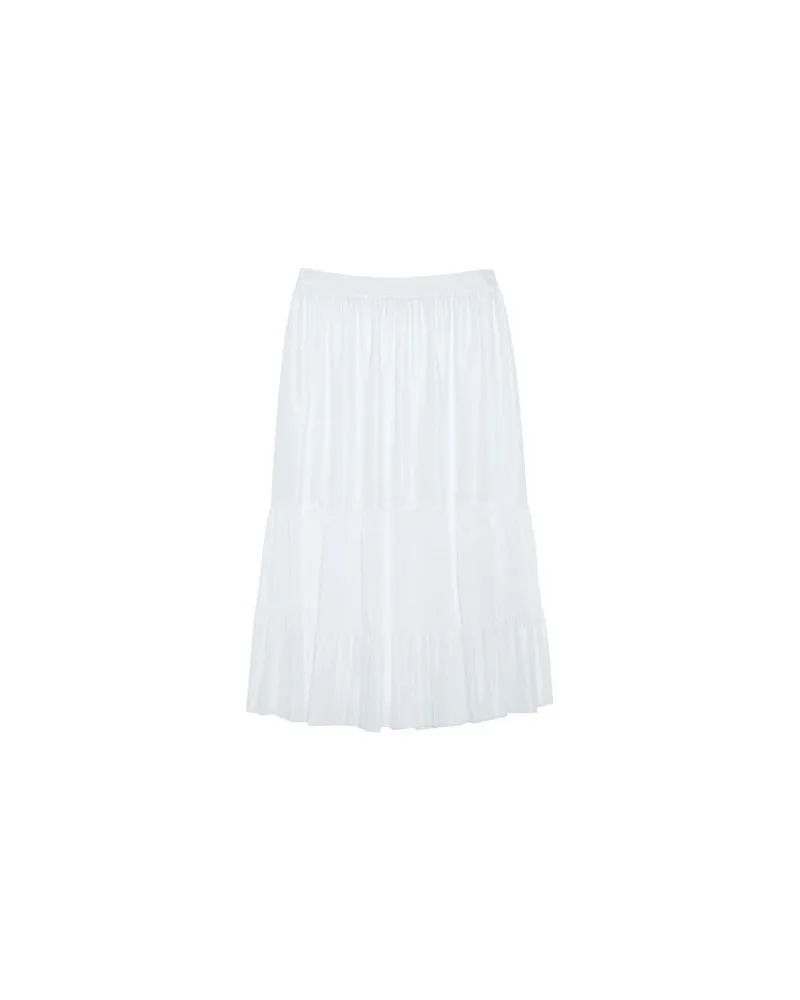 RED Valentino HOSEN & RÖCKE - Midi-Röckeauf YOOX.COM Weiß