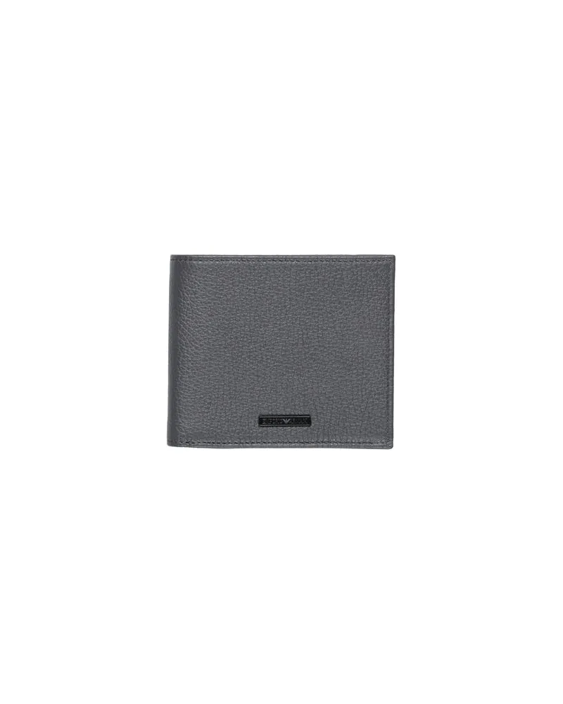Emporio Armani Kleinlederwaren - Brieftaschenauf YOOX.COM Grau