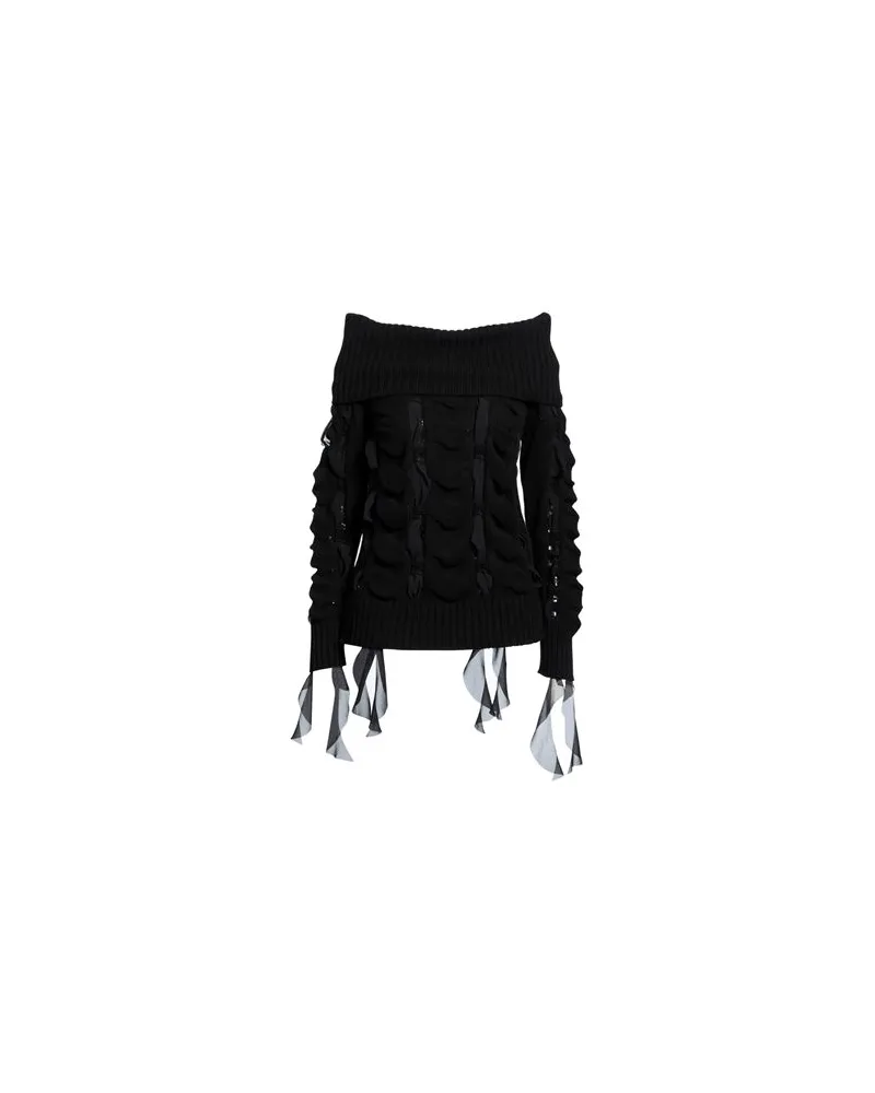 Blumarine STRICKWAREN - Rollkragenpulloverauf YOOX.COM Schwarz