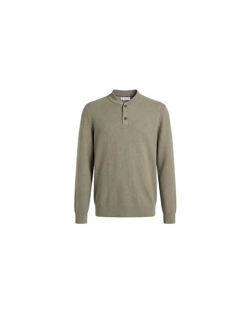 Brunello Cucinelli STRICKWAREN - Pulloverauf YOOX.COM Salbeigrün