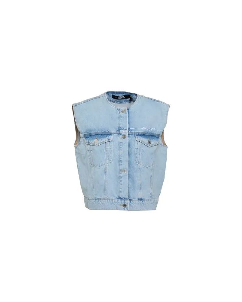 Karl Lagerfeld JACKEN & MÄNTEL - Jeansjacken/Mäntelauf YOOX.COM Blau