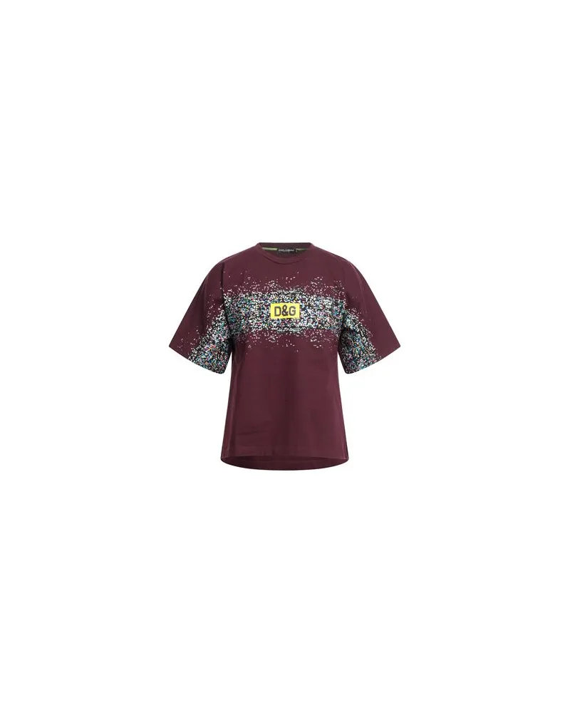 Dolce & Gabbana TOPS - T-shirtsauf YOOX.COM Bordeaux