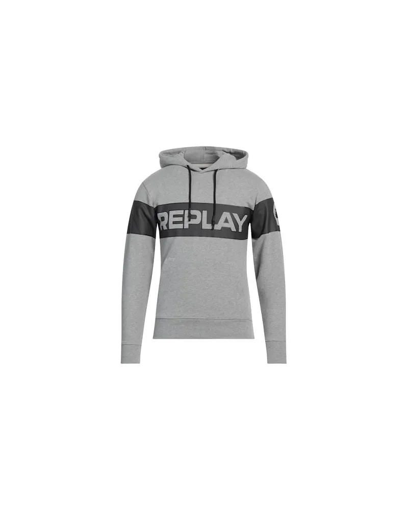 Replay TOPS - Sweatshirtsauf YOOX.COM Hellgrau