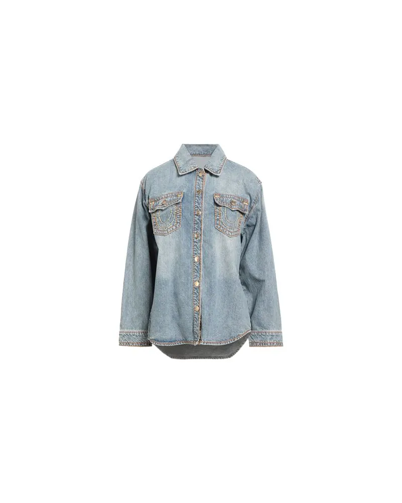 True Religion TOPS - Jeanshemdenauf YOOX.COM Blau
